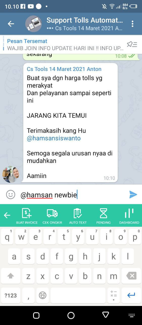 Testimoni Pengguna Bot Instagram 3