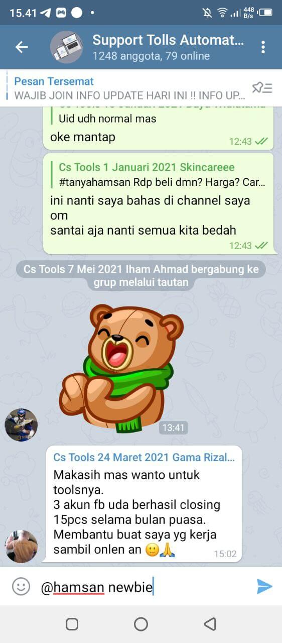 Testimoni Pengguna Bot Instagram 5