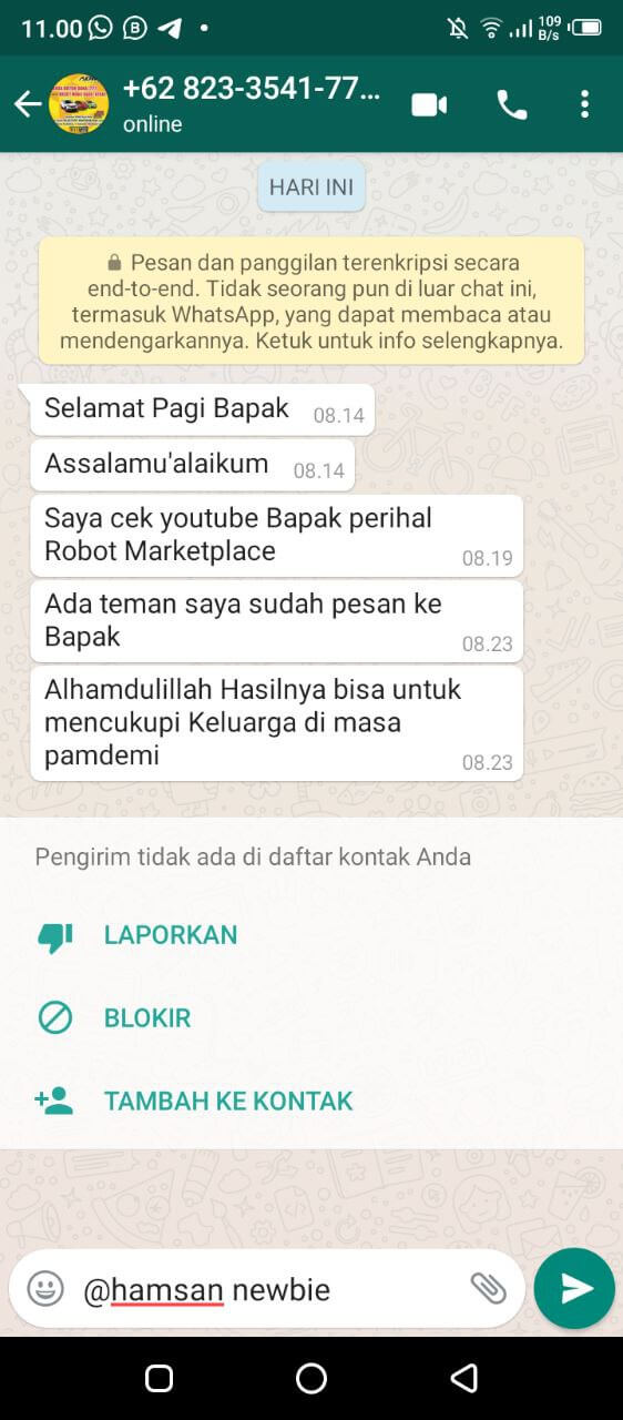 Testimoni Pengguna Bot Instagram 4